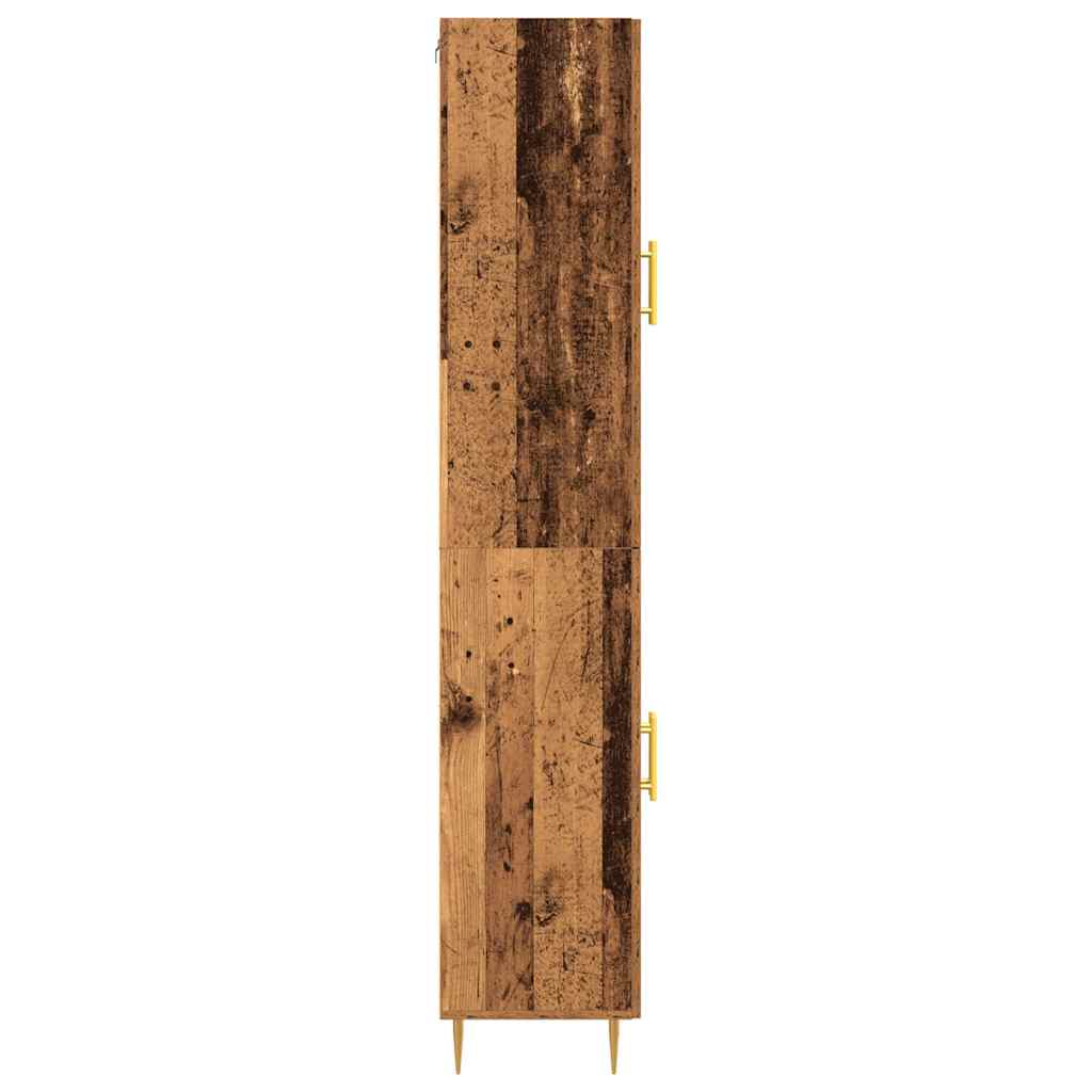 Highboard 2 stk. Altholz 69,5 x 34 x 180 cm Holzwerkstoff