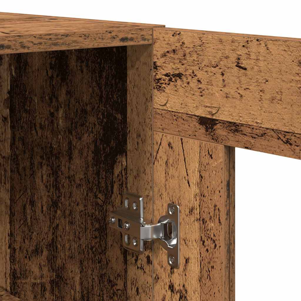 Highboard 2 stk. Altholz 69,5 x 34 x 180 cm Holzwerkstoff
