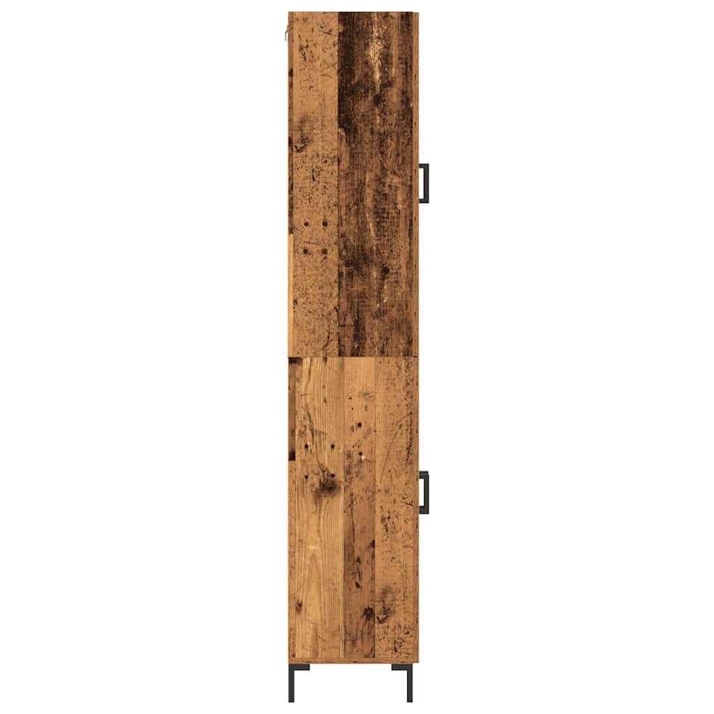 Highboard 2 stk. Altholz 69,5 x 34 x 180 cm Holzwerkstoff