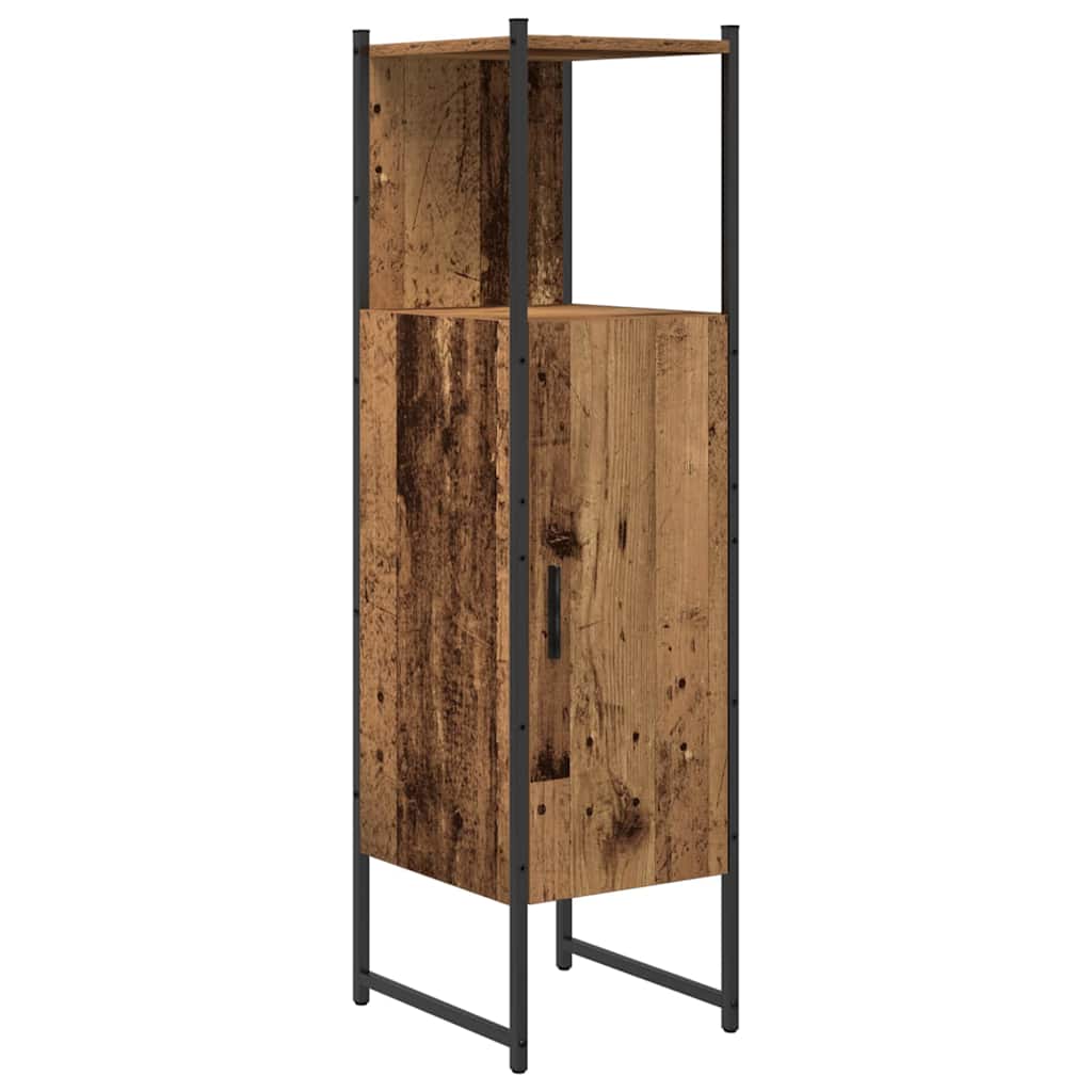 Badezimmermöbel-Set 3 stk. Braun 33 x 33 x 113,5 cm