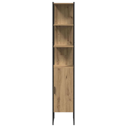 Badezimmermöbel-Set 4 stk. Artisan-Eiche 33 x 33 x 185,5 cm