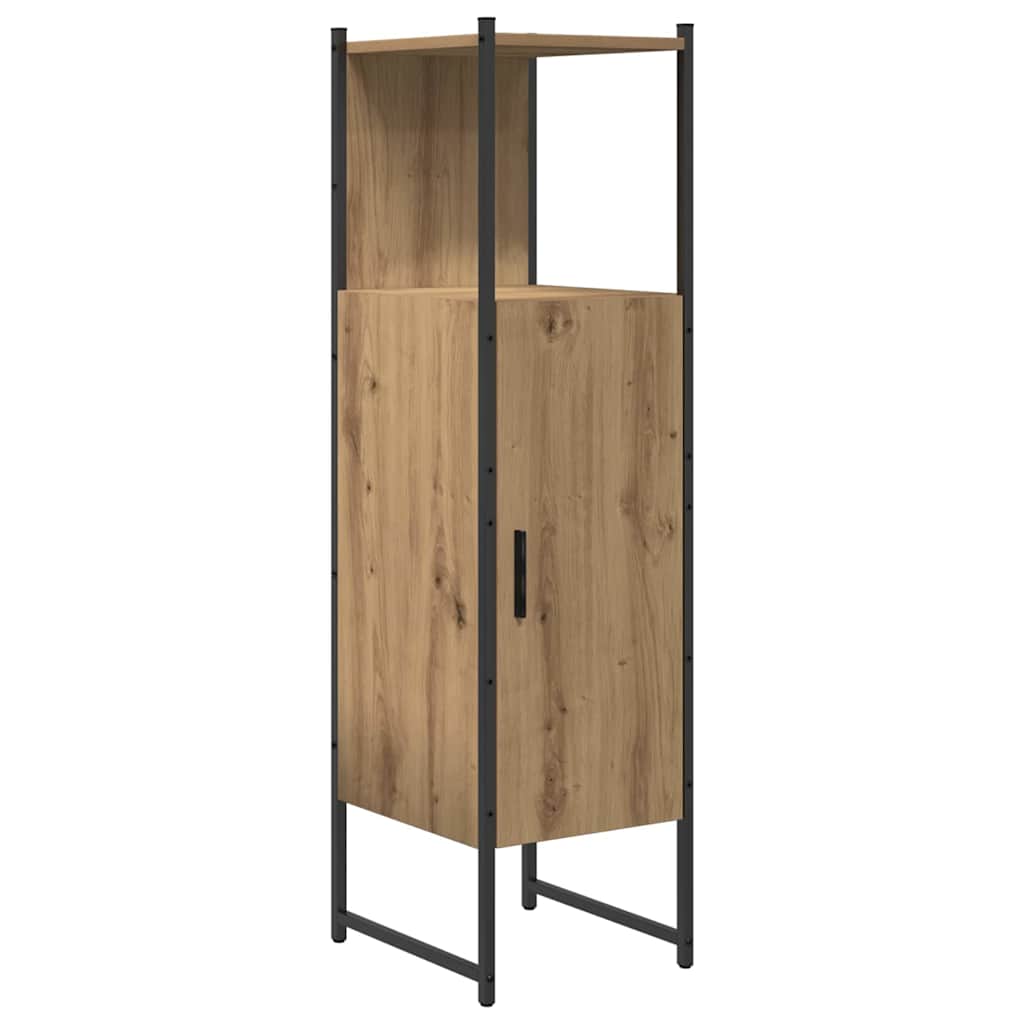Badezimmermöbel-Set 4 stk. Braun 33 x 33 x 185,5 cm