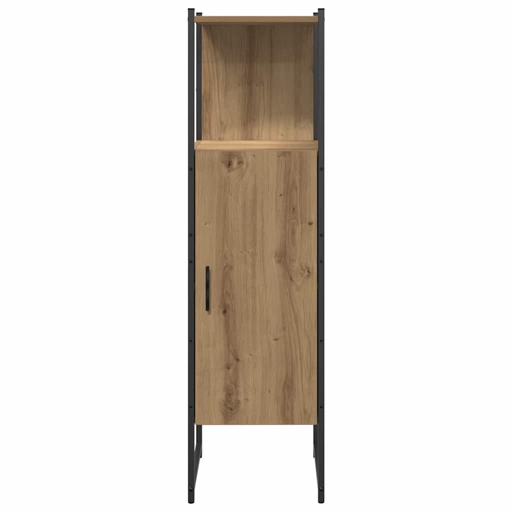 Badezimmermöbel-Set 4 stk. Braun 33 x 33 x 185,5 cm