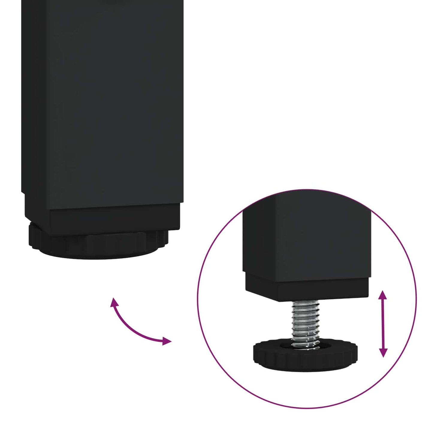 Badezimmermöbel-Set 4 Stk. Schwarz Holzwerkstoff