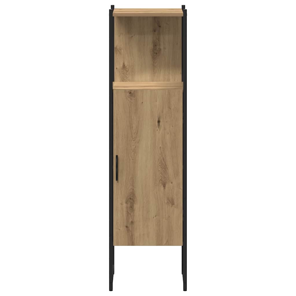 Badezimmermöbel-Set 4 stk. Braun 33 x 33 x 185,5 cm
