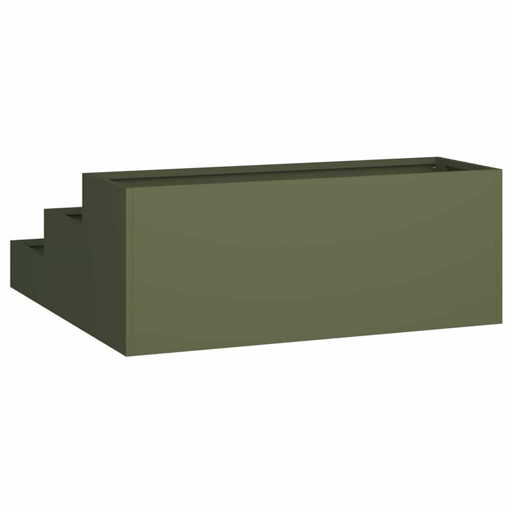 Garten-Pflanzgefäß Olive Grün 90 x 90 x 35 cm