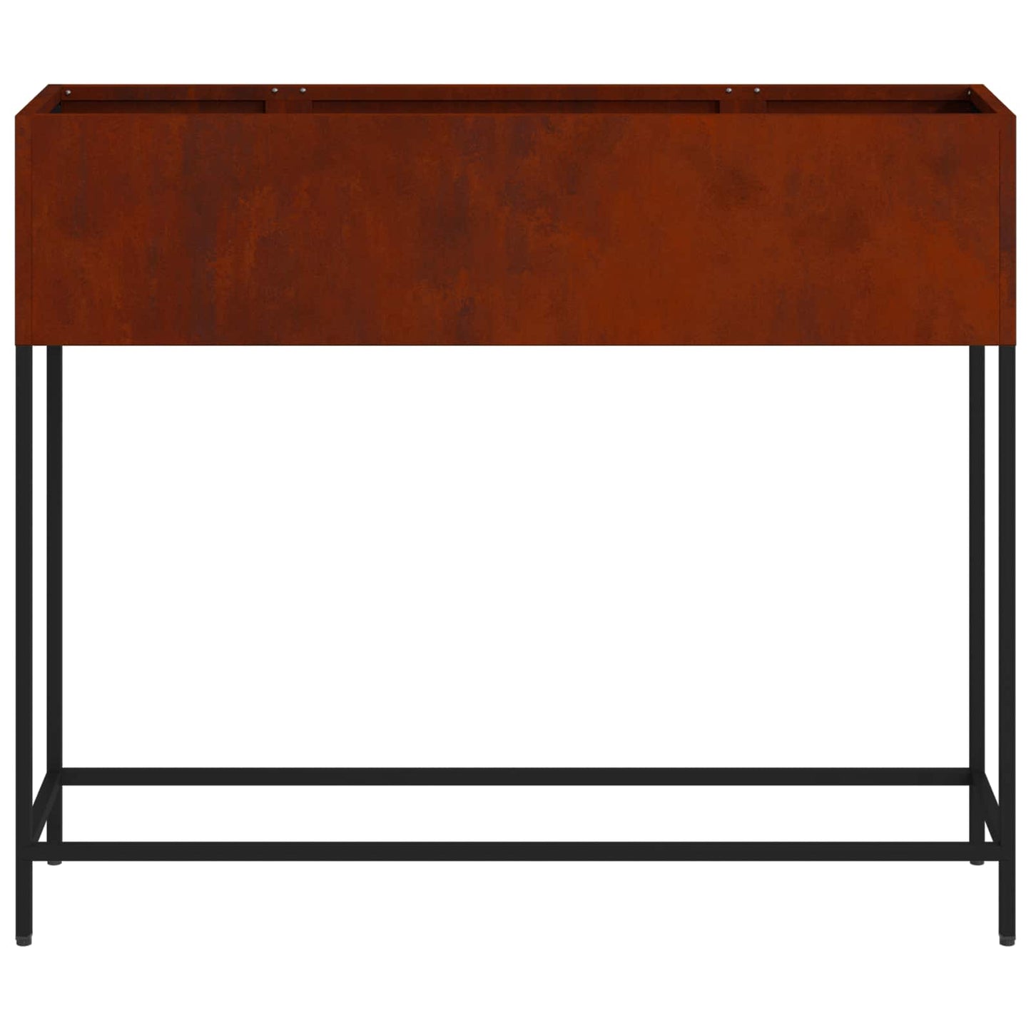 Hochbeet Gartenpflanzer Rostig 100 x 26 x 82 cm Wetterfeststahl