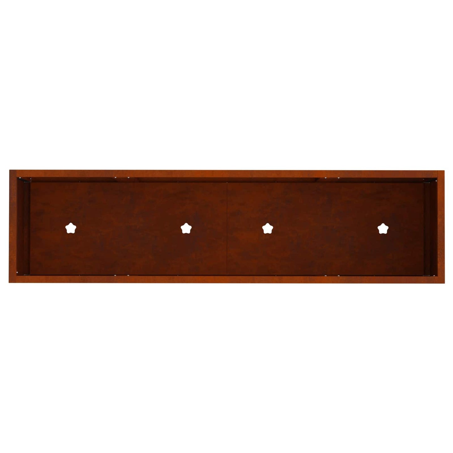 Hochbeet Gartenpflanzer Rostig 100 x 26 x 82 cm Wetterfeststahl