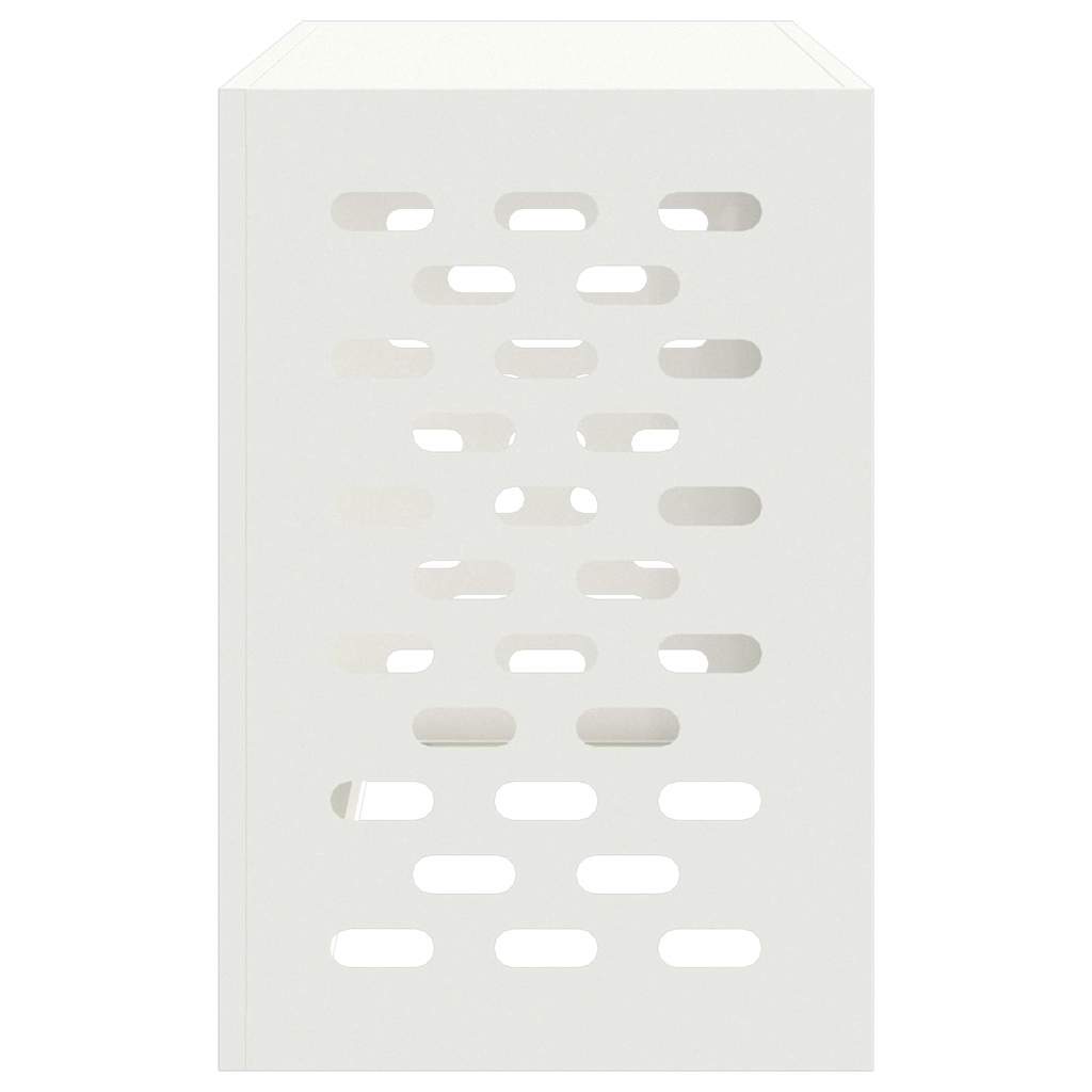 Klimaanlagenabdeckung Weiß 90 x 40 x 60 cm Stahl