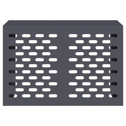 Klimaanlagenabdeckung Anthrazit 90 x 40 x 60 cm Stahl