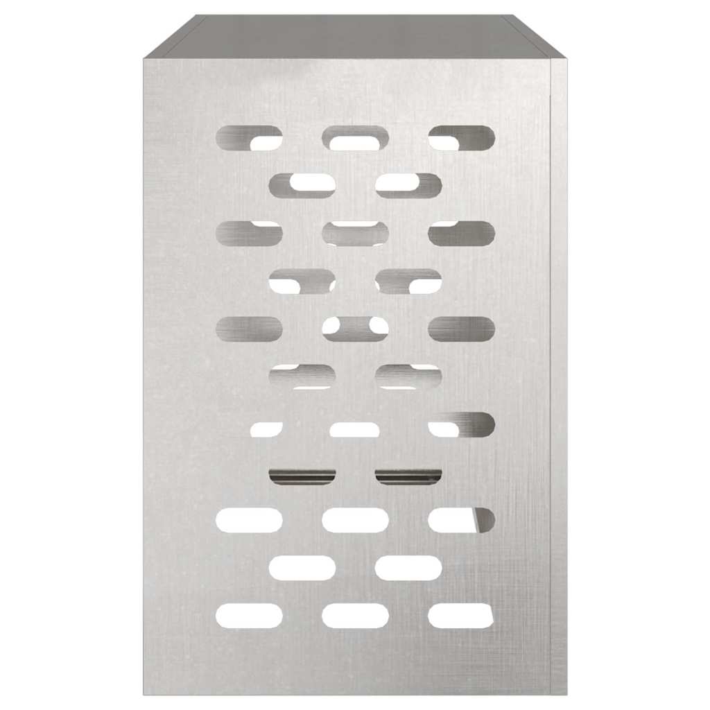 Klimaanlagenabdeckung Silber 90 x 40 x 60 cm Edelstahl