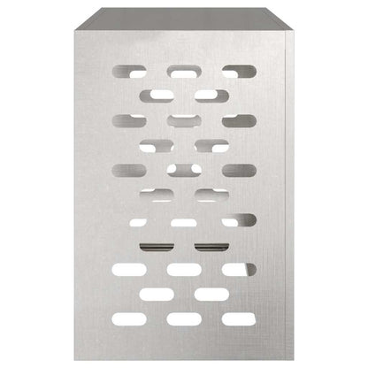 Klimaanlagenabdeckung Silber 90 x 40 x 60 cm Edelstahl