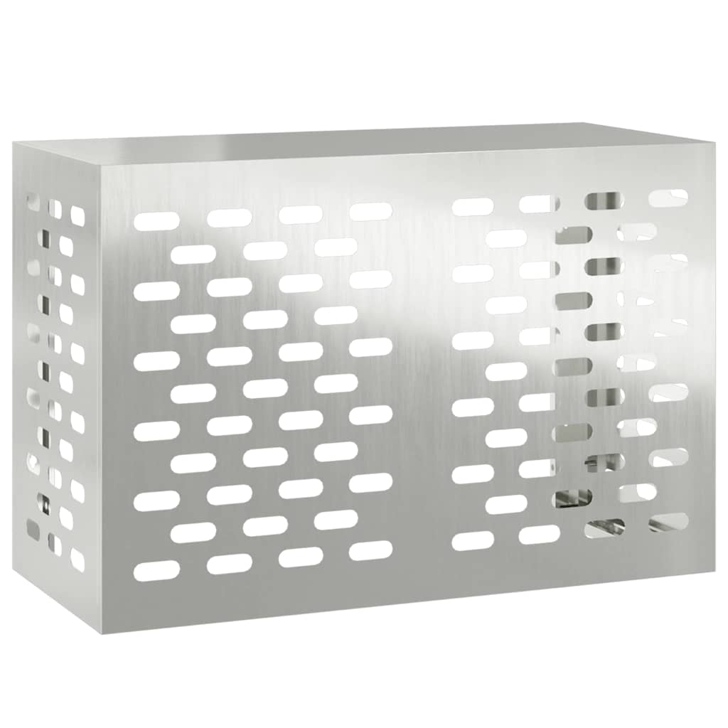 Klimaanlagenabdeckung Silber 90 x 40 x 60 cm Verzinkter Stahl