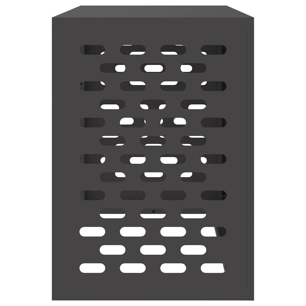 Klimaanlagenabdeckung Schwarz 100 x 50 x 70 cm Verzinkter Stahl