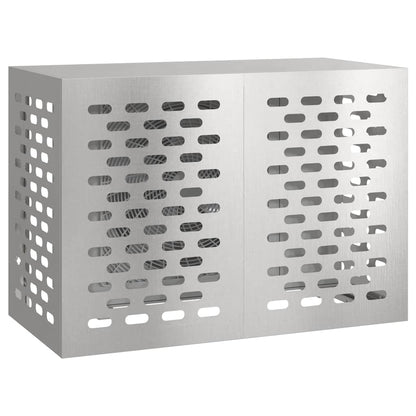 Klimaanlagenabdeckung Silber 100 x 50 x 70 cm Edelstahl