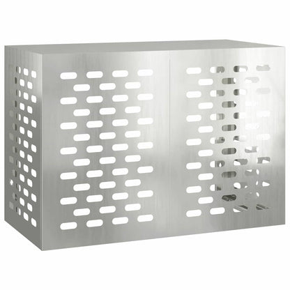 Klimaanlagenabdeckung Silber 100 x 50 x 70 cm Verzinkter Stahl