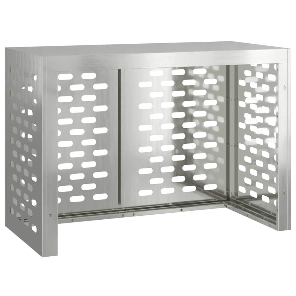 Klimaanlagenabdeckung Silber 100 x 50 x 70 cm Verzinkter Stahl