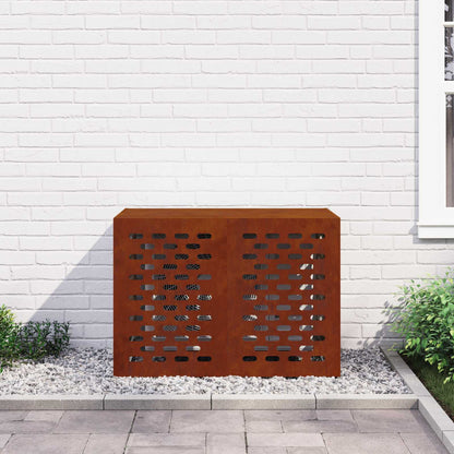 Klimaanlagenabdeckung Rostoptik 100 x 50 x 70 cm