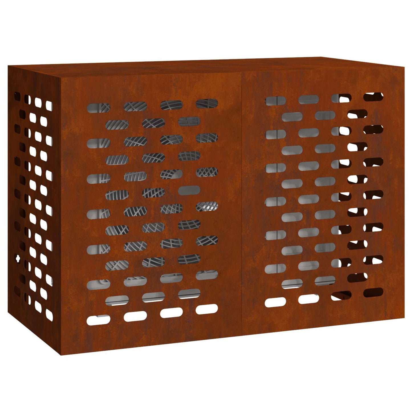 Klimaanlagenabdeckung Rostoptik 100 x 50 x 70 cm