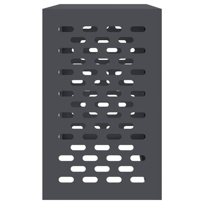 Klimaanlagenabdeckung Anthrazit 110 x 50 x 80 cm Stahl