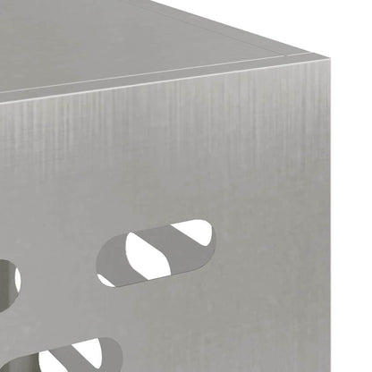Klimaanlagenabdeckung Silber 110 x 50 x 80 cm Verzinkter Stahl