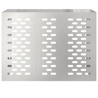 Klimaanlagenabdeckung Silber 110 x 50 x 80 cm Verzinkter Stahl