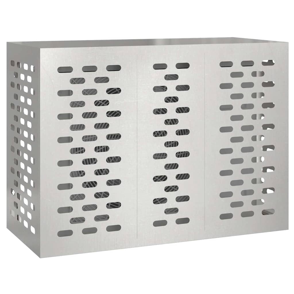 Klimaanlagenabdeckung Silber 110 x 50 x 80 cm Verzinkter Stahl