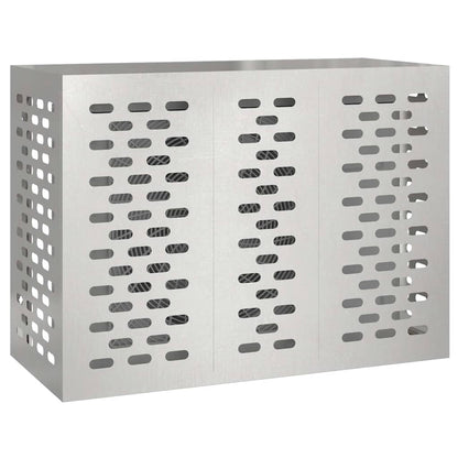 Klimaanlagenabdeckung Silber 110 x 50 x 80 cm Verzinkter Stahl