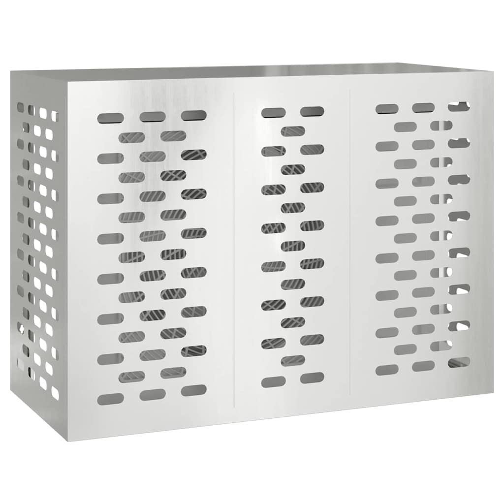 Klimaanlagenabdeckung Silber 110 x 50 x 80 cm Verzinkter Stahl