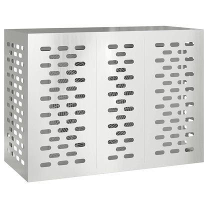 Klimaanlagenabdeckung Silber 110 x 50 x 80 cm Verzinkter Stahl