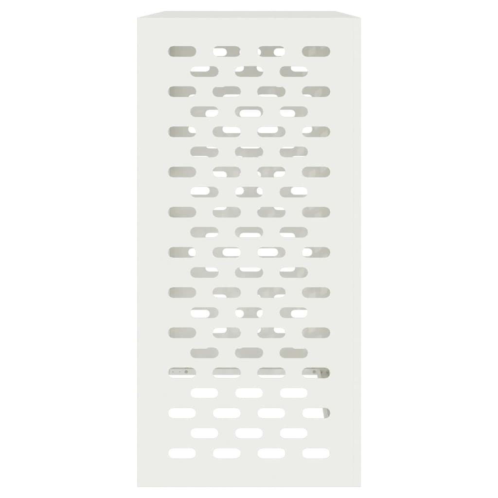 Klimaanlagenabdeckung Weiß 110 x 50 x 105 cm Verzinkter Stahl