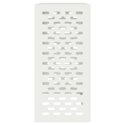 Klimaanlagenabdeckung Weiß 110 x 50 x 105 cm Verzinkter Stahl