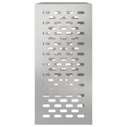 Klimaanlagenabdeckung Silber 110 x 50 x 105 cm Edelstahl