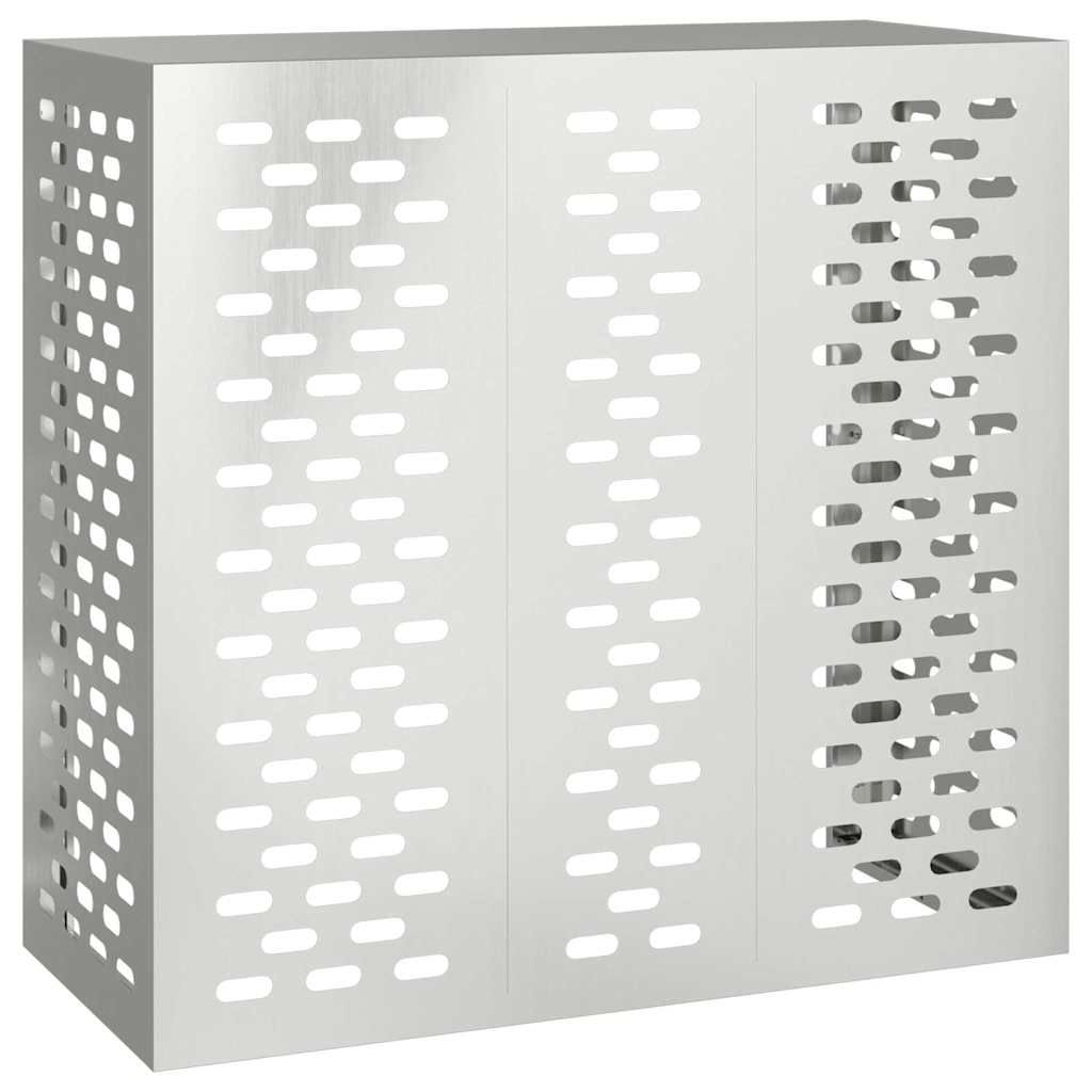 Klimaanlagenabdeckung Silber 110 x 50 x 105 cm Verzinkter Stahl