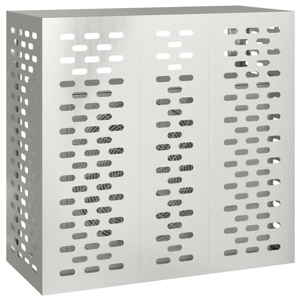 Klimaanlagenabdeckung Silber 110 x 50 x 105 cm Verzinkter Stahl