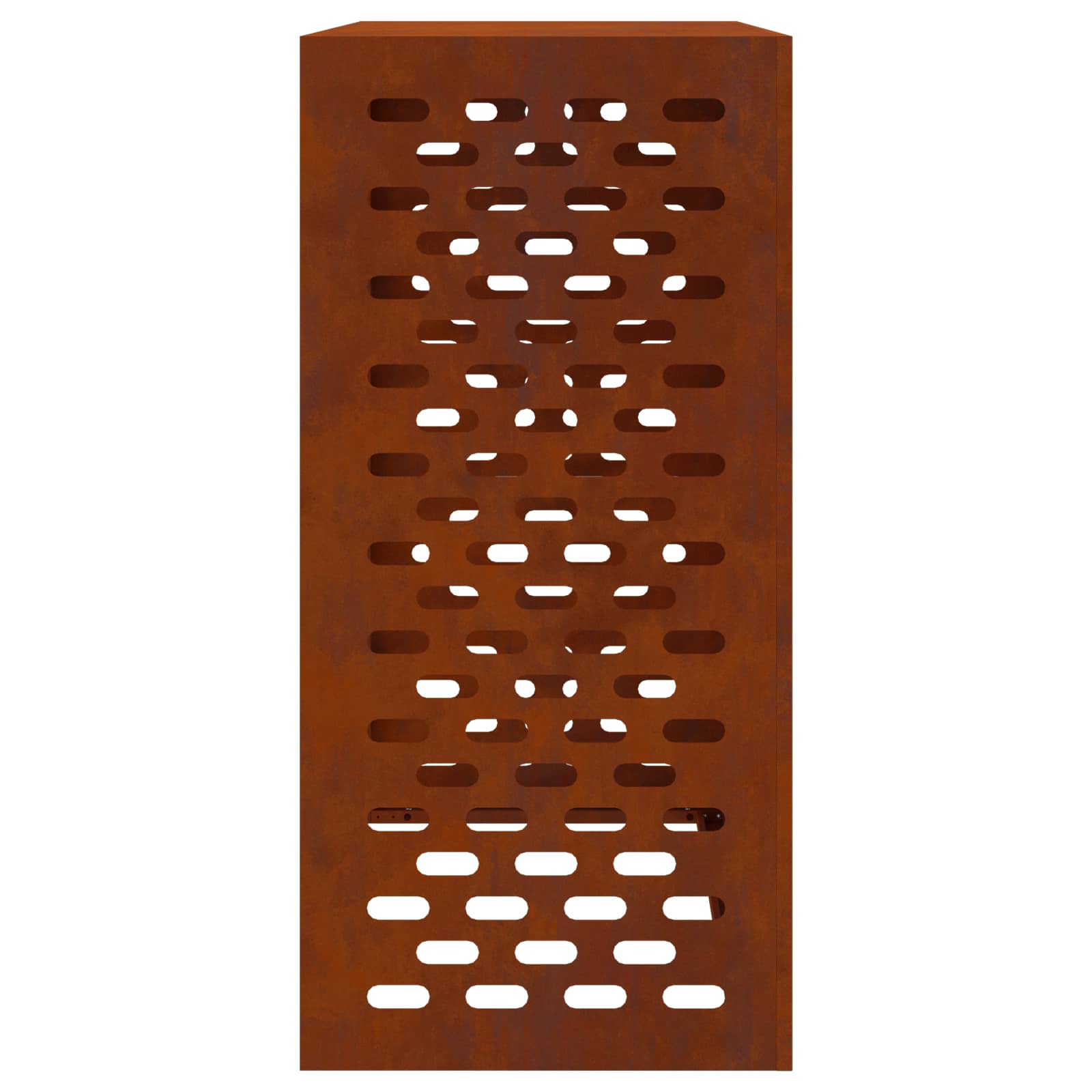 Klimaanlagenabdeckung Rostoptik 110 x 50 x 105 cm