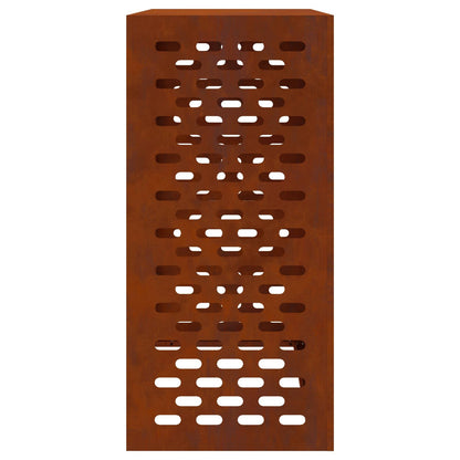 Klimaanlagenabdeckung Rostoptik 110 x 50 x 105 cm