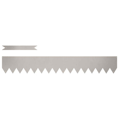 Raseneinfassung 10 stk. 100 x 0,05 x 15 cm Rostig