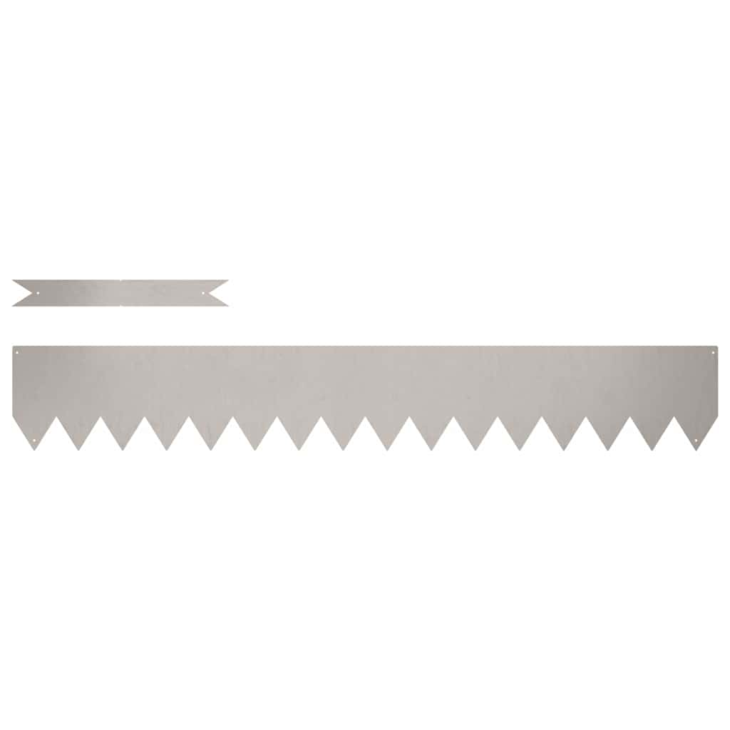Raseneinfassung 50 stk. 100 x 0,05 x 15 cm Rostig