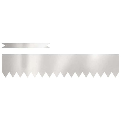 Raseneinfassung 10 stk. 100 x 0,05 x 20 cm Edelstahl Silber
