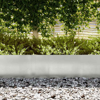 Raseneinfassung 20 stk. 100 x 0,05 x 30 cm Edelstahl Silber
