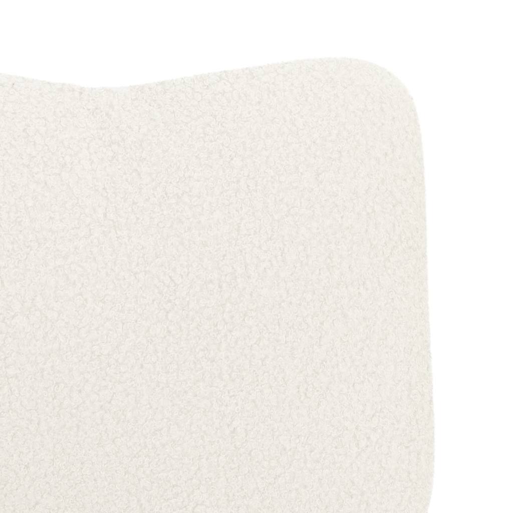 Sessel Creme 63 x 67 x 94 cm Schafstoff und Sperrholz