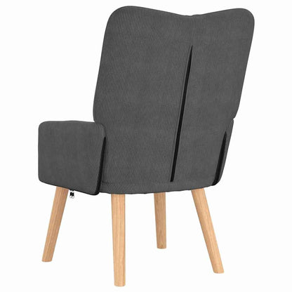 Sessel Dunkelgrau 63 x 67 x 94 cm Stoff