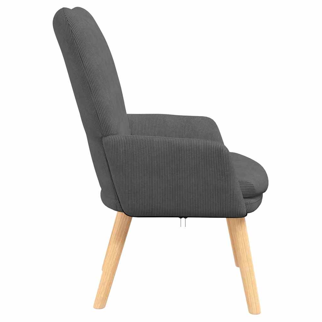 Sessel Dunkelgrau 63 x 67 x 94 cm Stoff