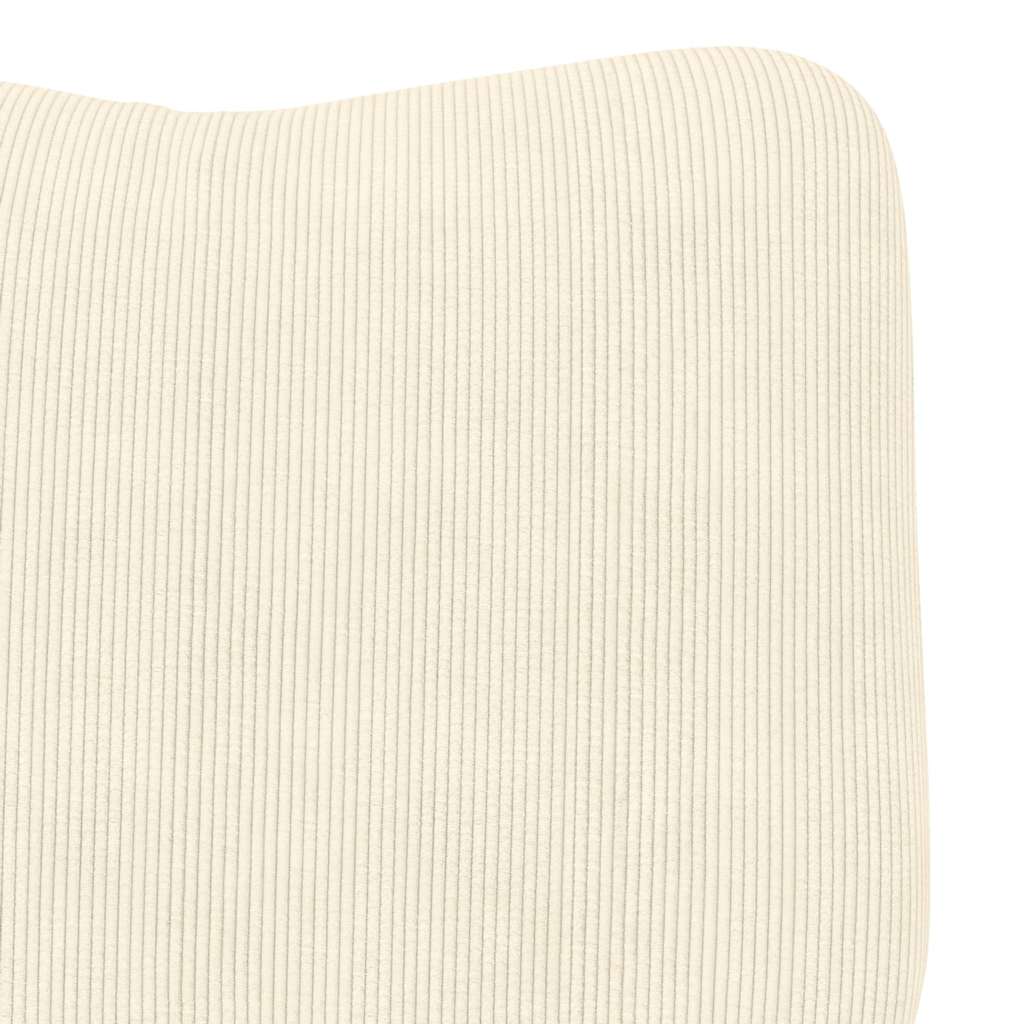 Sessel Creme 63 x 67 x 94 cm Stoff