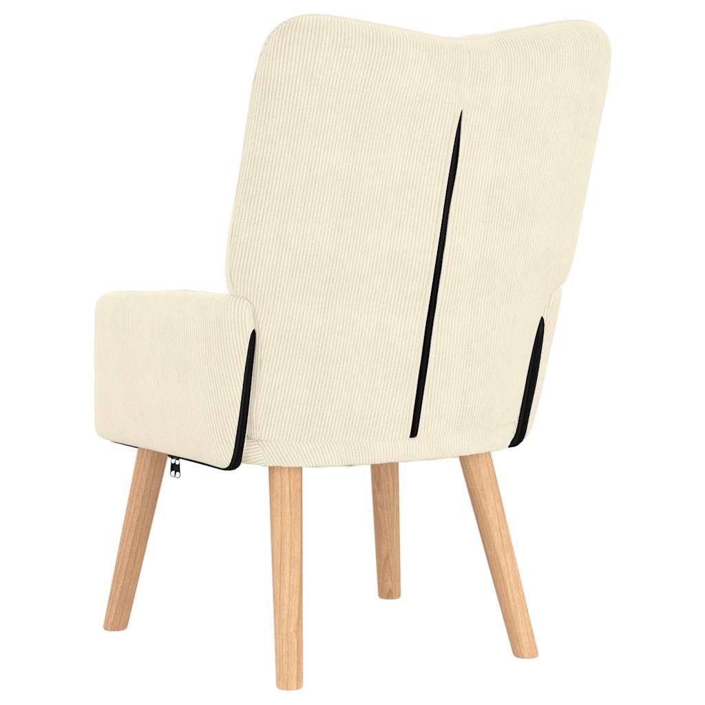 Sessel Creme 63 x 67 x 94 cm Stoff