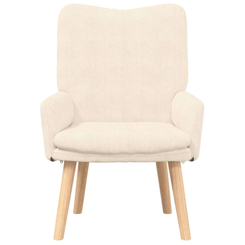 Sessel Creme 63 x 67 x 94 cm Stoff