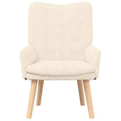 Sessel Creme 63 x 67 x 94 cm Stoff