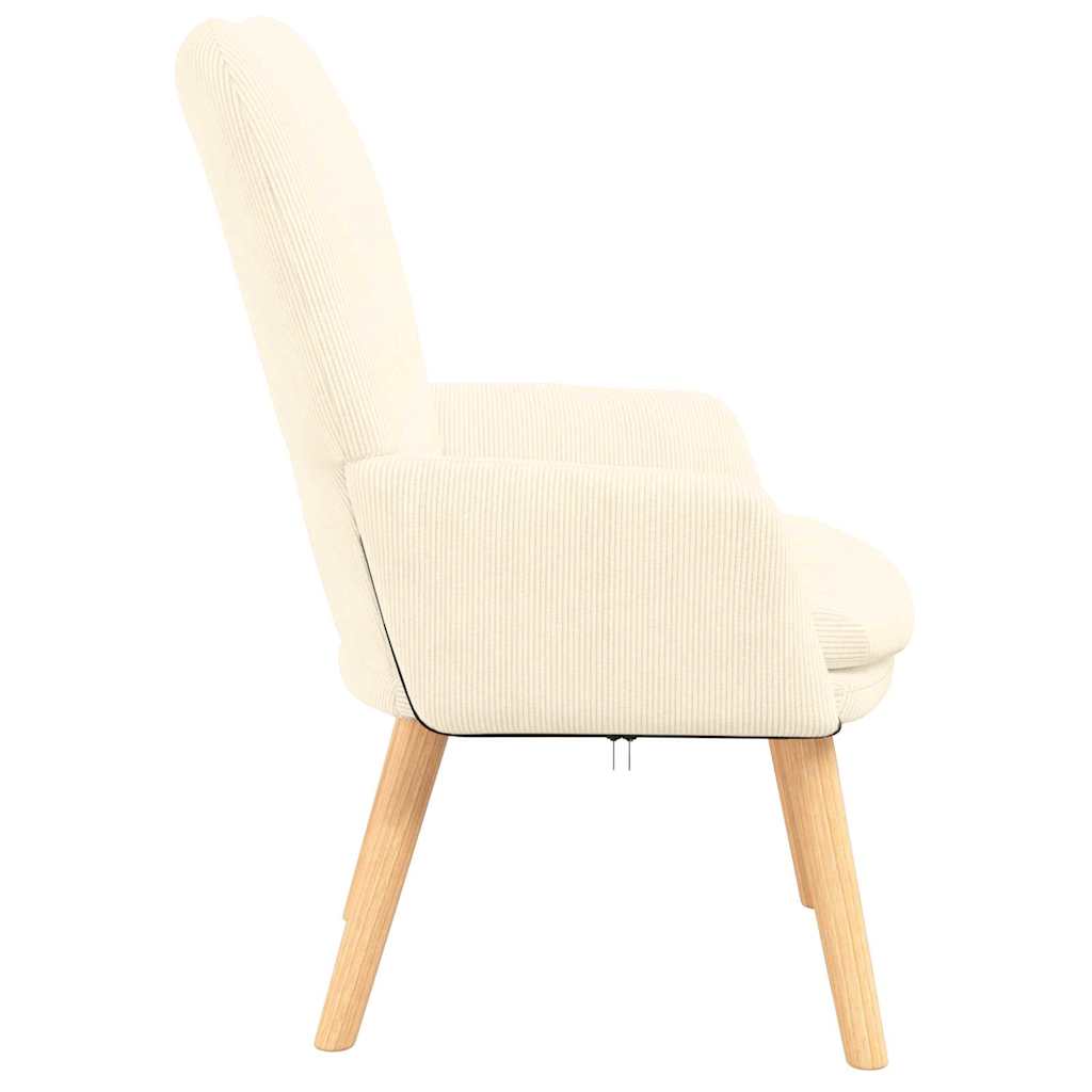 Sessel Creme 63 x 67 x 94 cm Stoff