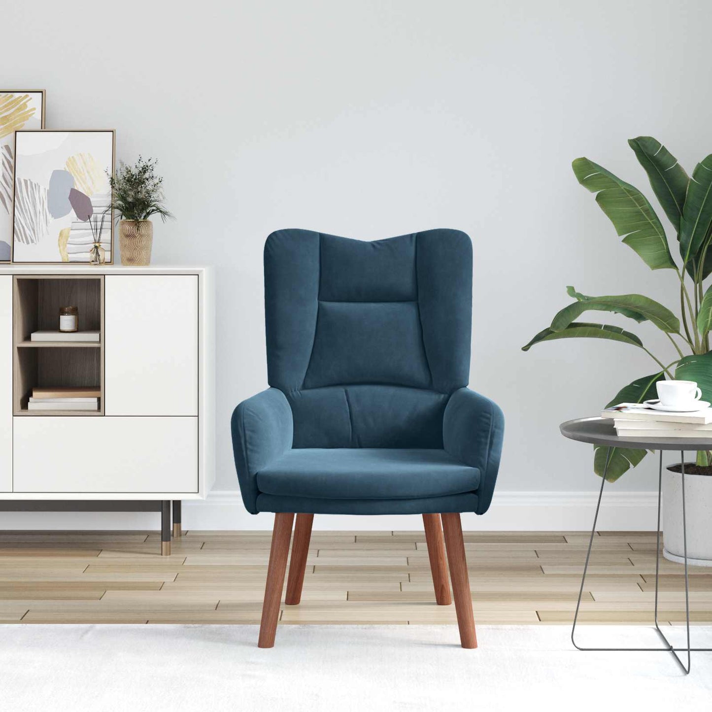 Sessel Blau 63 x 67 x 94 cm Samt